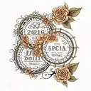 special dates circular tattoo design tattoo design idea