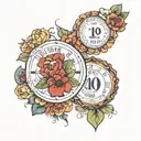 special dates circular tattoo design tattoo design idea