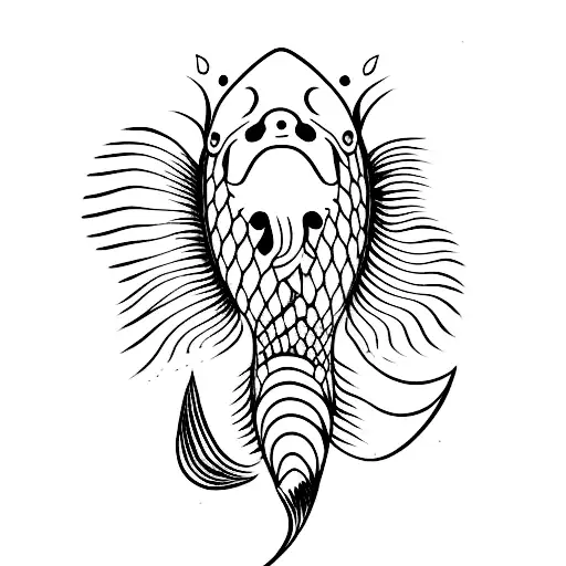 koi fish spine tattoo tattoo design idea