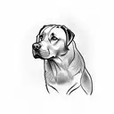 Labrador dog armband tattoo tattoo design idea