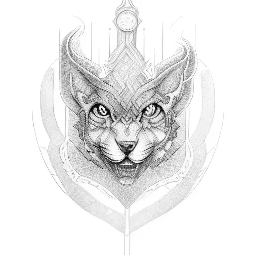 begemot master and margarita tattoo design idea