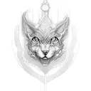 begemot master and margarita tattoo design idea