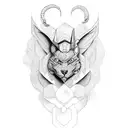 begemot master and margarita tattoo design idea