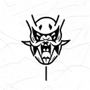 Oni Mask tattoo design idea