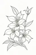 puerto rican national flower tattoo design idea