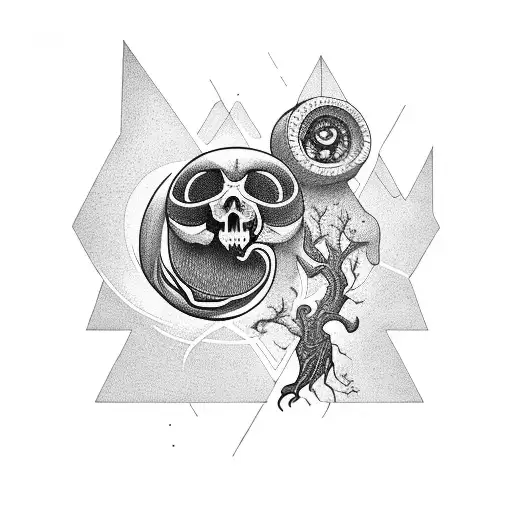 outer wilds tattoo design idea