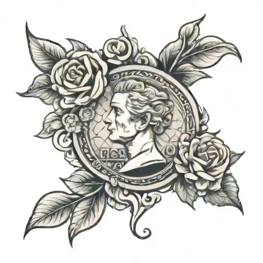 us penny design tattoo design idea