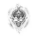 prometheus with fire tattoo design idea