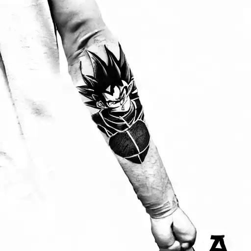 dragon ball z tattoo design idea