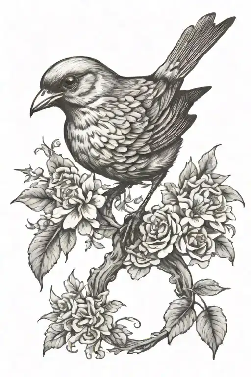 nightingale representing florence my daughter   tattoo design idea