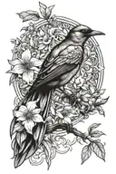 nightingale in florence  tattoo design idea