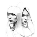 me vs me tattoo design idea