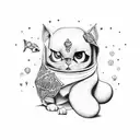 children tattoo design idea