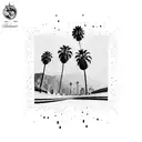 California dedicated sleeve for lower forearm. beaches, Hollywood sign, famous Los Angeles murals, Palm trees, etc tattoo design idea