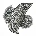 tribal tattoo for islander sailors and masi makers on wrist band tattoo design idea
