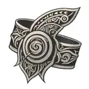 tribal tattoo for islander sailors and masi makers on wrist band tattoo design idea