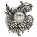 Bible verse tattoo design idea
