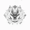 world tree, yggdrasil, d20 dize, owl, wolf, strawhat, triforce tattoo design idea