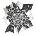 snowfall  tattoo design idea