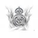 Real madrid tattoo design idea