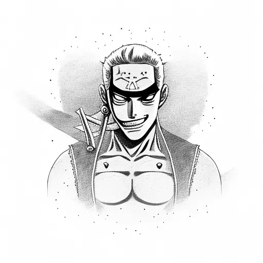 zoro tattoo design idea