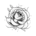 flower with Jason mask in middle  tattoo design idea