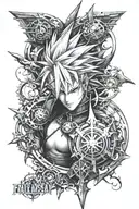 Final Fantasy 7 tattoo design idea