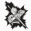Final Fantasy 7 tattoo design idea