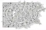 555 tattoo design idea