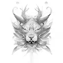 longs peak tattoo design idea