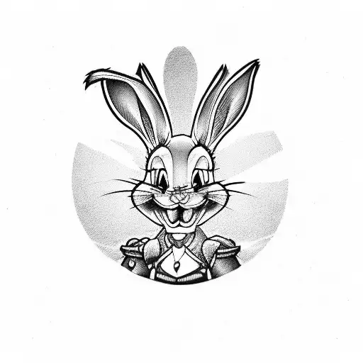 bugs bunny tattoo design idea