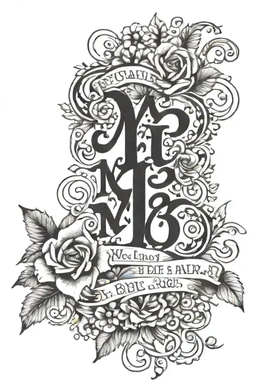 Bible verse Micah 6:8 written tattoo design idea