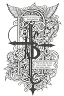Bible verse Micah 6:8 written tattoo design idea