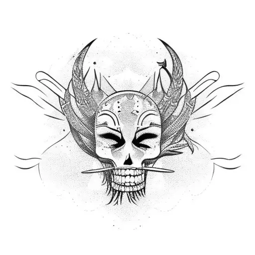 Hot Witch tattoo design idea