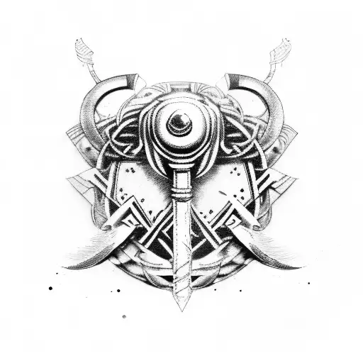 odin fallout new vegas tattoo design idea