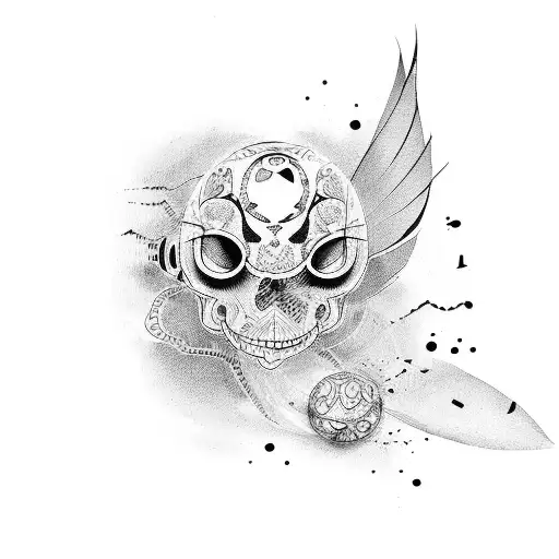 amor mio writing and scratched with emo lines tattoo design idea