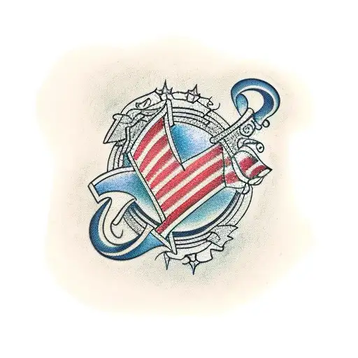 concha tattoo design idea