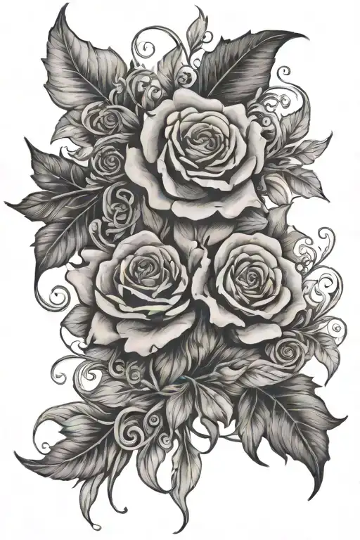 Beautiful Evening in words tattoo design idea