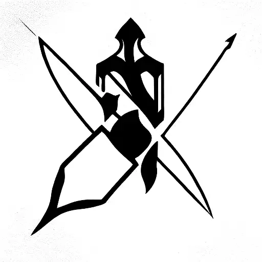 Longsword tattoo design idea