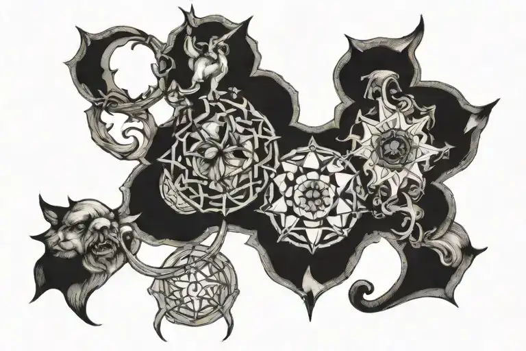 Leonardo da Vinci tattoo design idea