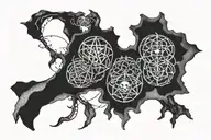 Leonardo da Vinci tattoo design idea