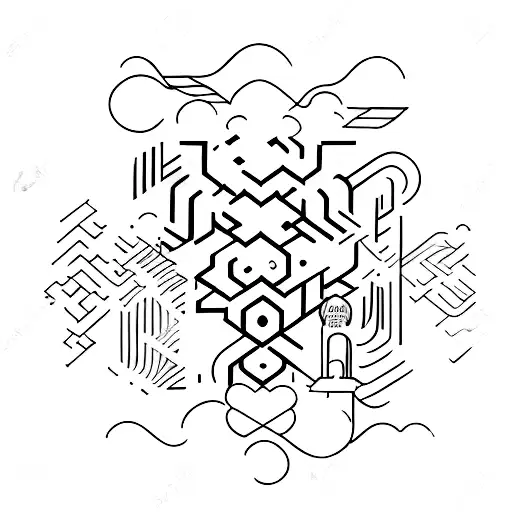 The word allow tattoo design idea