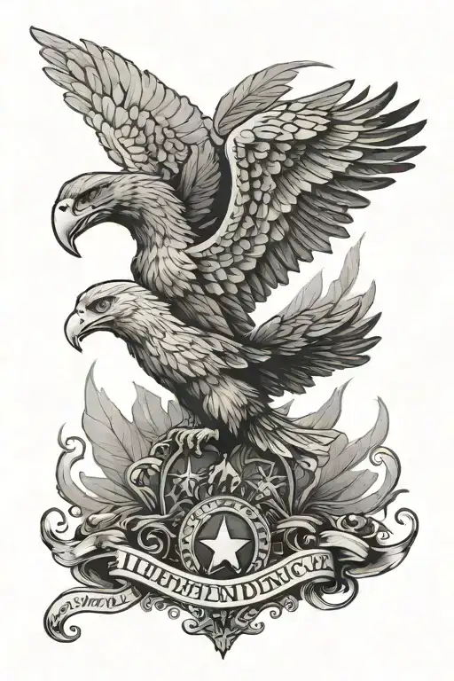 America independence you value tattoo design idea