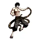 handsome Luffy gear 4th snake man  tattoo design idea
