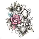 eight stones tattoo design idea