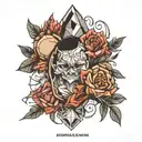four stones tattoo design idea