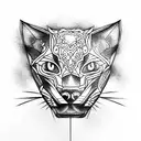 Panther tattoo design idea