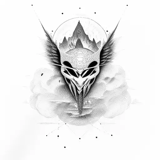 Icarus  tattoo design idea