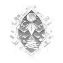 falling in reverse last logo tattoo design idea