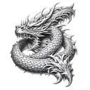 Dragon bracelet  tattoo design idea